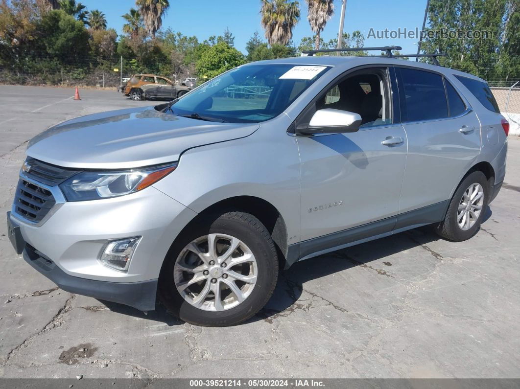 2019 Chevrolet Equinox Lt Silver vin: 3GNAXKEVXKS578092