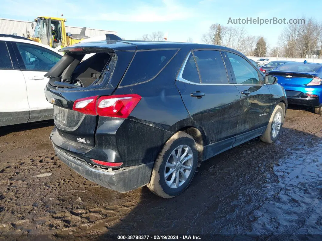 2020 Chevrolet Equinox Fwd Lt 1.5l Turbo Black vin: 3GNAXKEVXLL284350