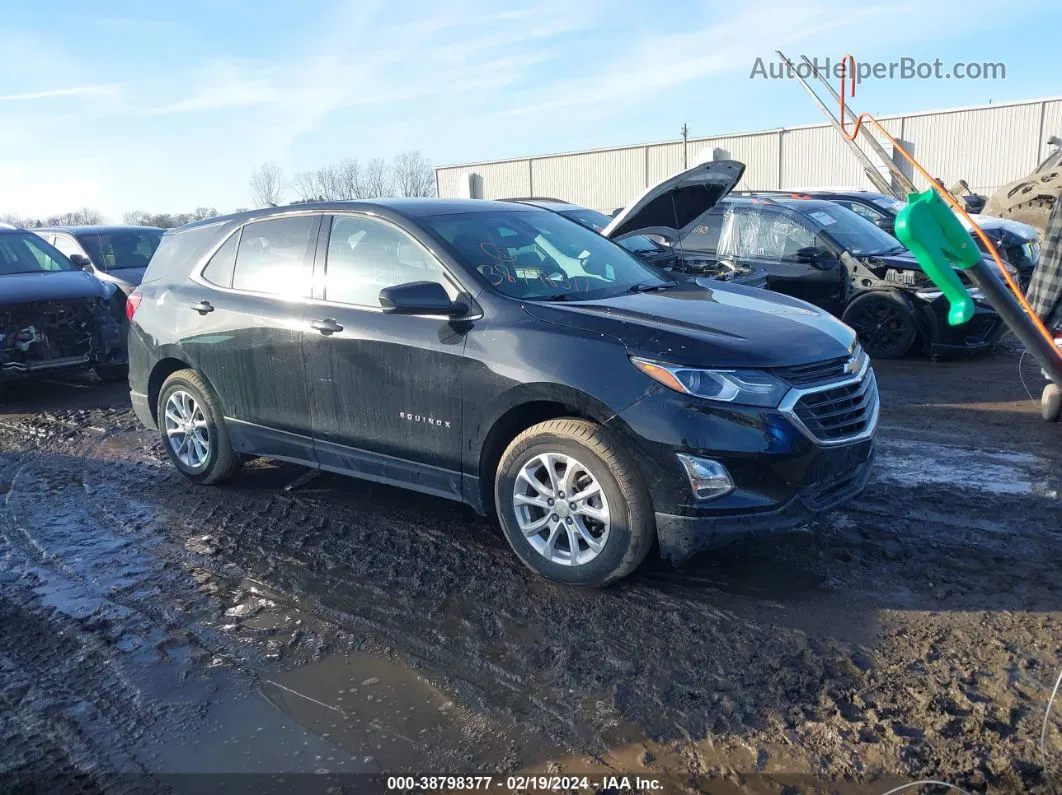 2020 Chevrolet Equinox Fwd Lt 1.5l Turbo Black vin: 3GNAXKEVXLL284350