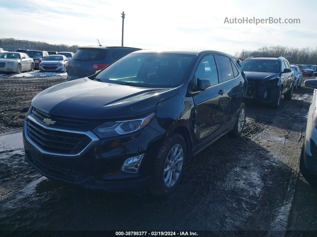 2020 Chevrolet Equinox Fwd Lt 1.5l Turbo Black vin: 3GNAXKEVXLL284350