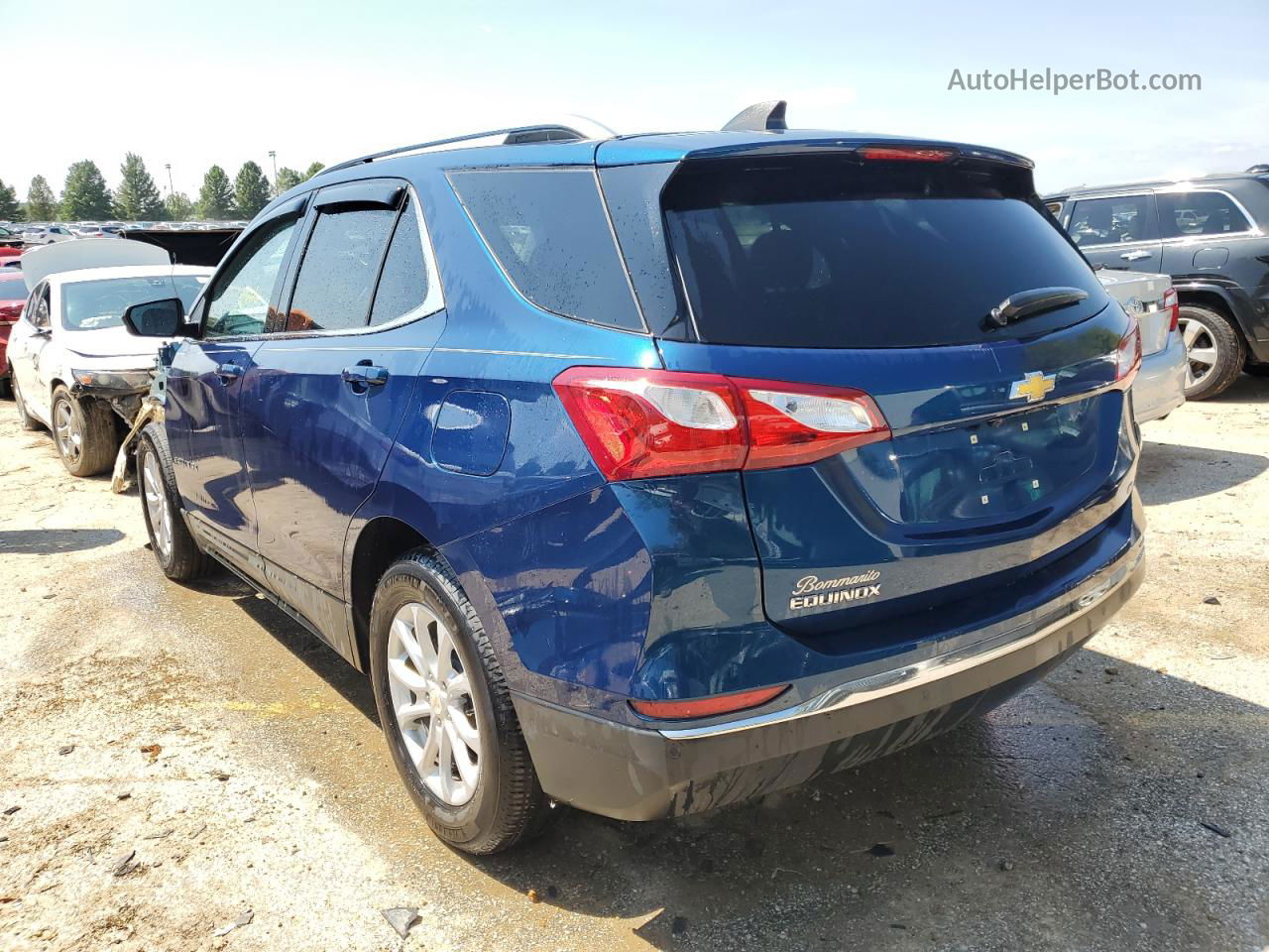 2020 Chevrolet Equinox Lt Blue vin: 3GNAXKEVXLL344630