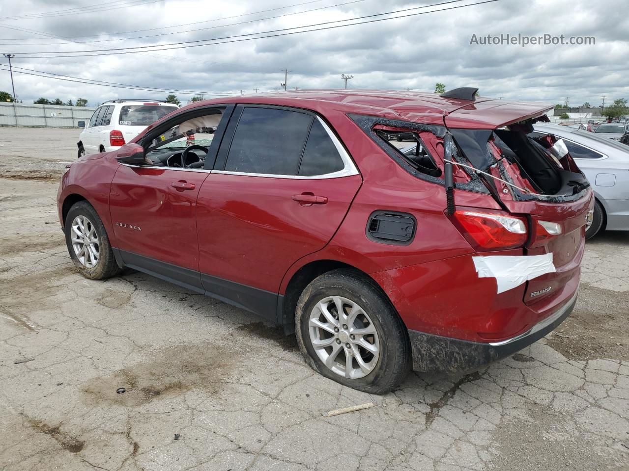 2020 Chevrolet Equinox Lt Red vin: 3GNAXKEVXLS661099