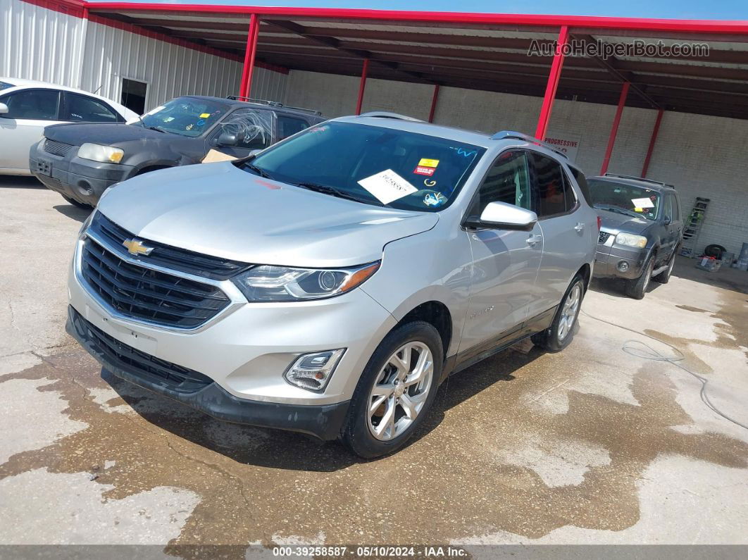 2018 Chevrolet Equinox Lt Silver vin: 3GNAXKEX1JL376123