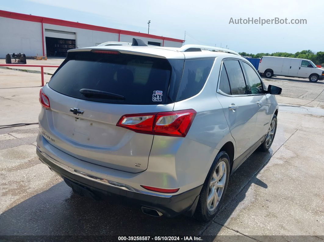 2018 Chevrolet Equinox Lt Silver vin: 3GNAXKEX1JL376123