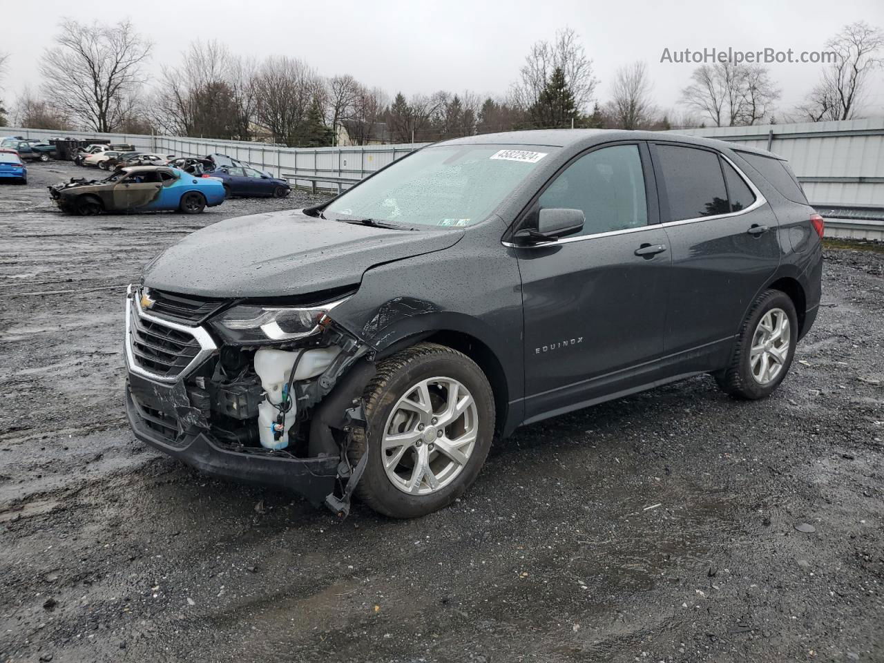 2018 Chevrolet Equinox Lt Charcoal vin: 3GNAXKEX1JS548768