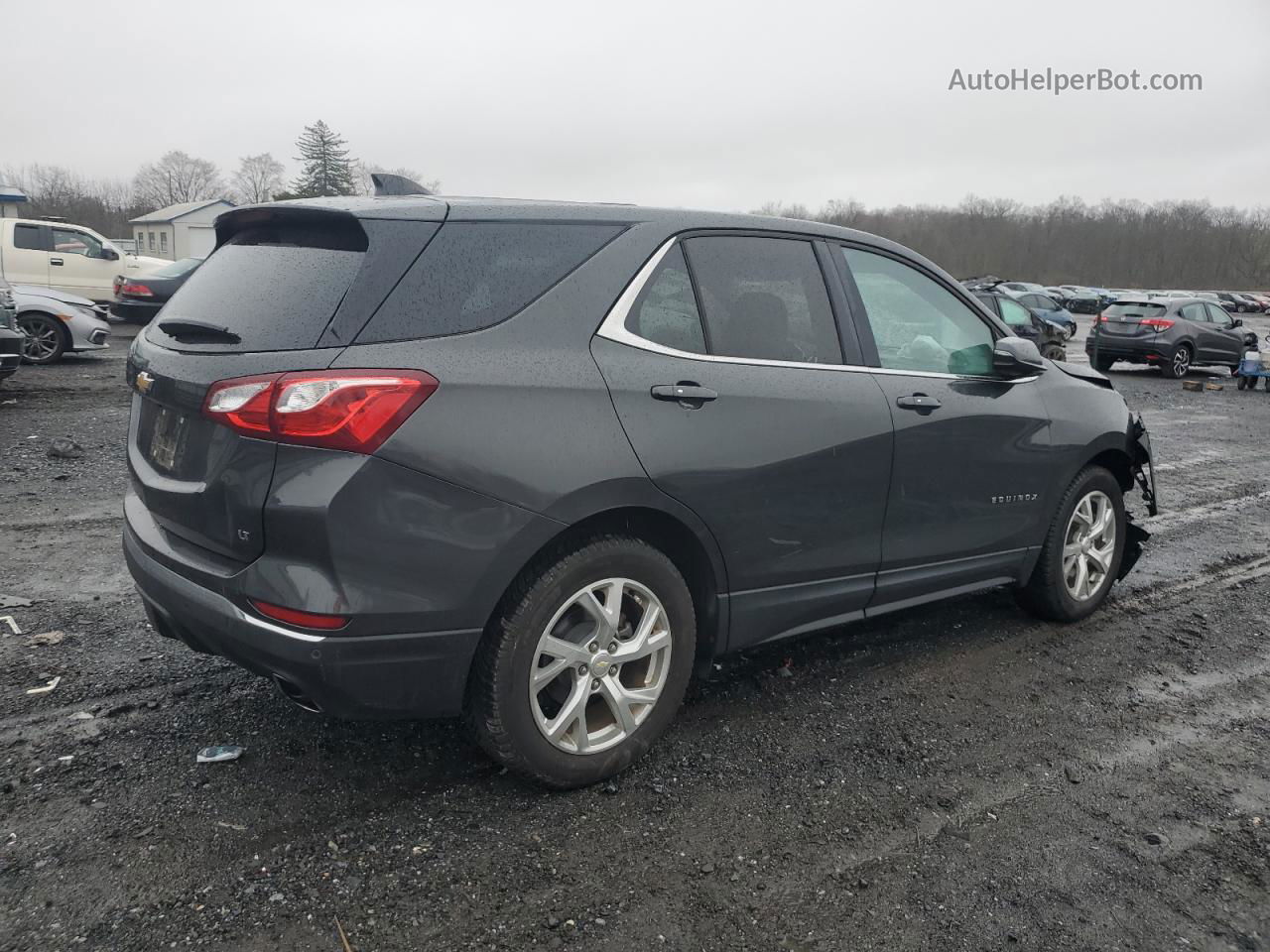 2018 Chevrolet Equinox Lt Charcoal vin: 3GNAXKEX1JS548768