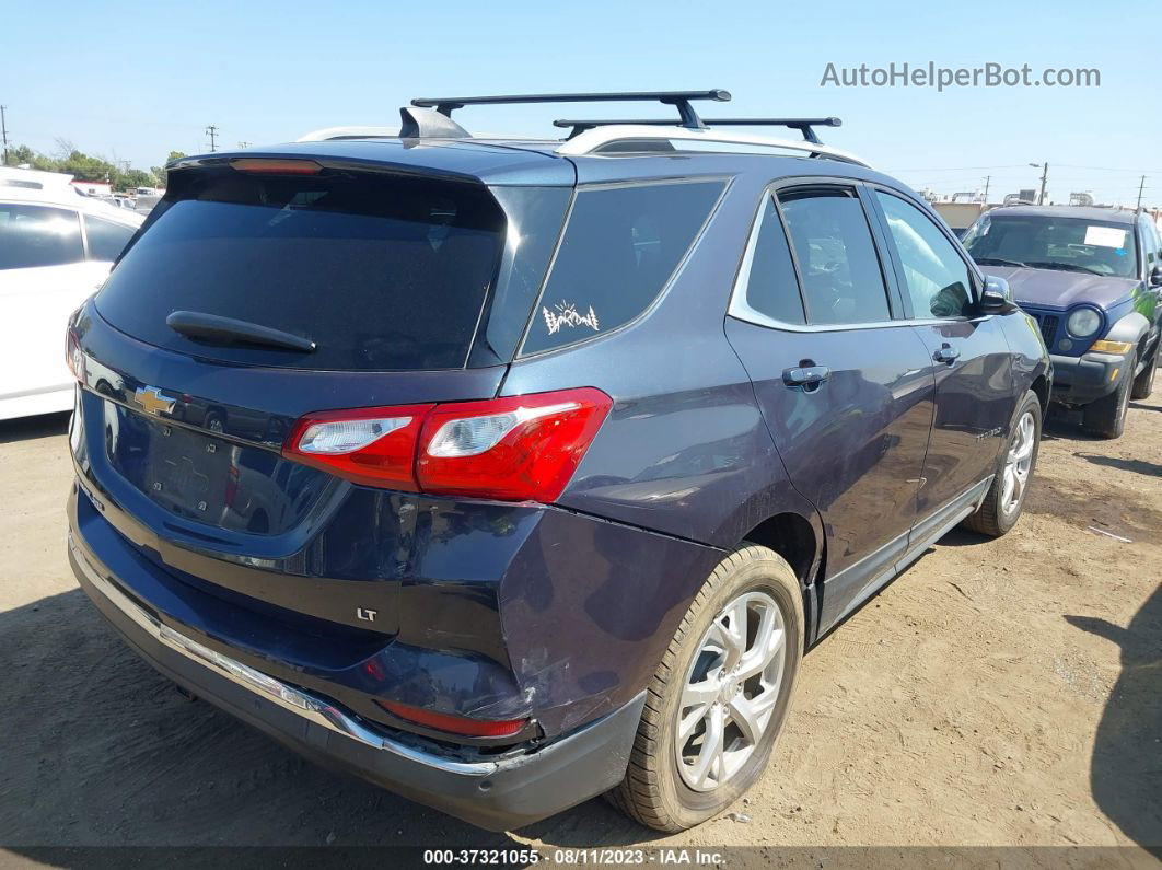 2018 Chevrolet Equinox Lt Синий vin: 3GNAXKEX2JS620691