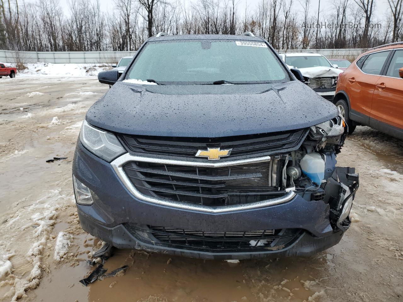 2018 Chevrolet Equinox Lt Blue vin: 3GNAXKEXXJS526509