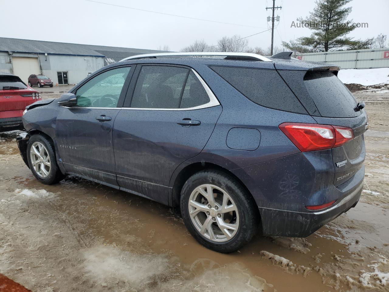 2018 Chevrolet Equinox Lt Blue vin: 3GNAXKEXXJS526509