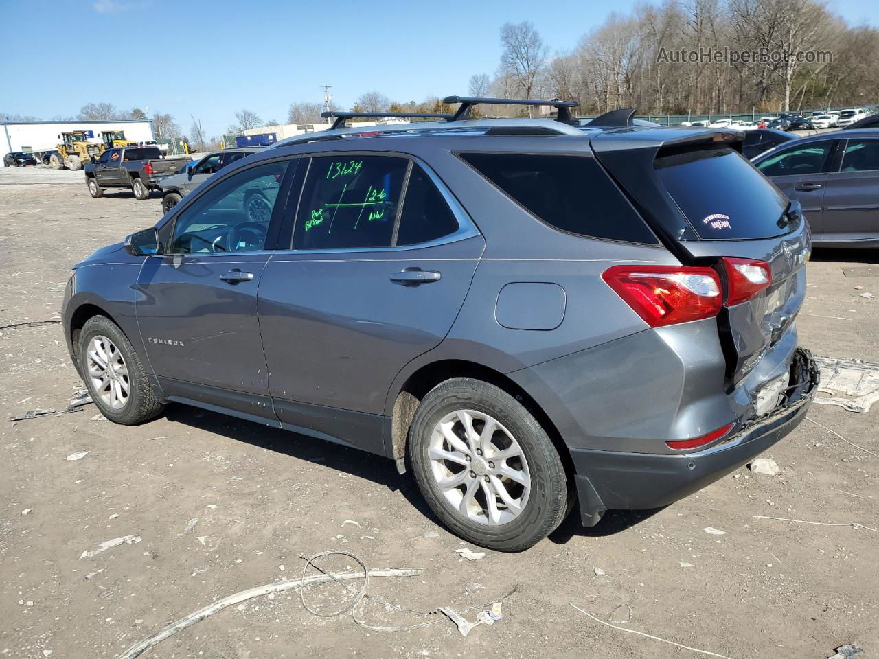 2018 Chevrolet Equinox Lt Silver vin: 3GNAXLEU5JL331004