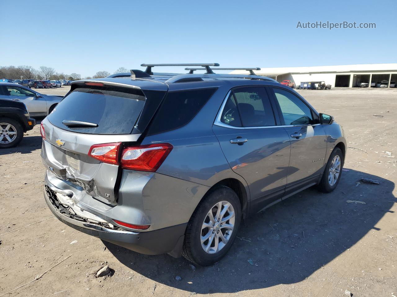 2018 Chevrolet Equinox Lt Silver vin: 3GNAXLEU5JL331004