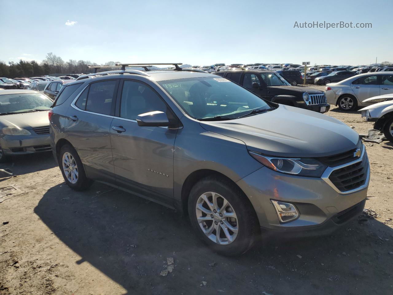 2018 Chevrolet Equinox Lt Silver vin: 3GNAXLEU5JL331004