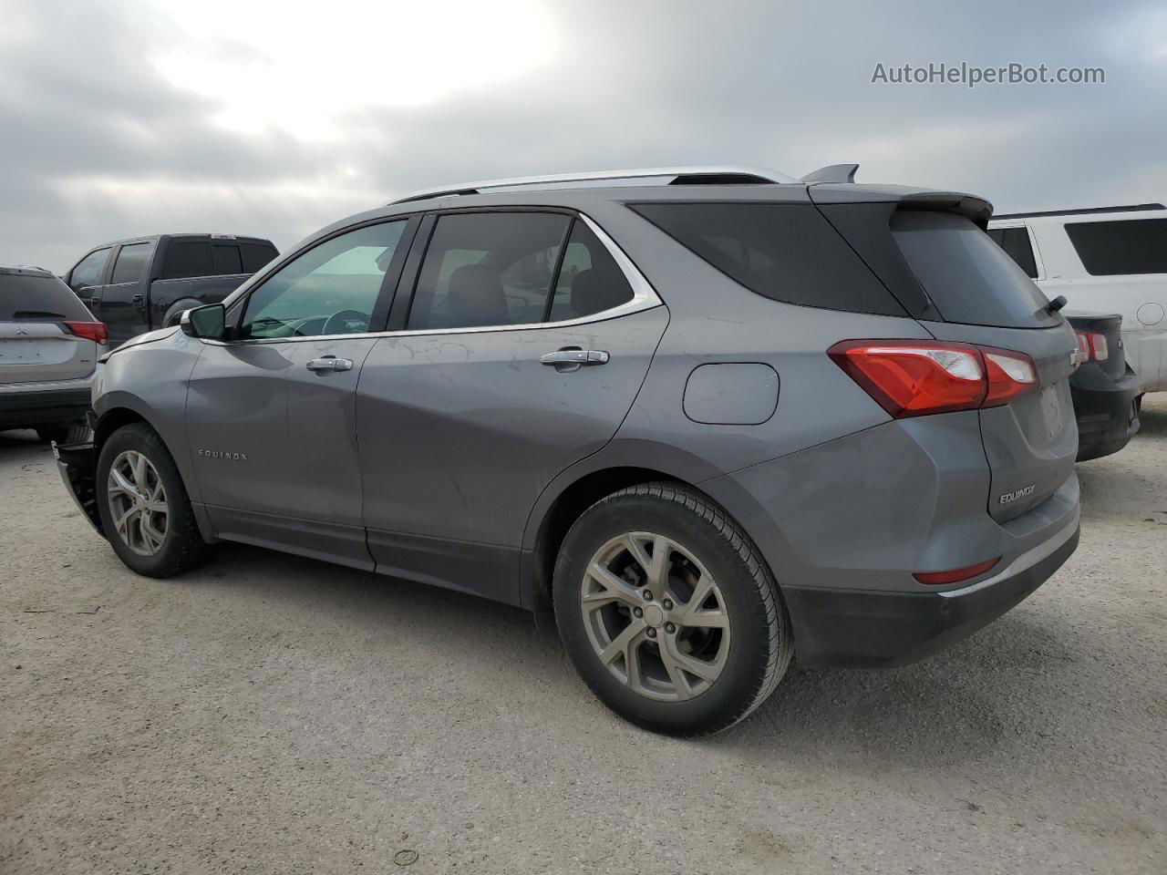 2018 Chevrolet Equinox Premier Gray vin: 3GNAXMEV0JL112496