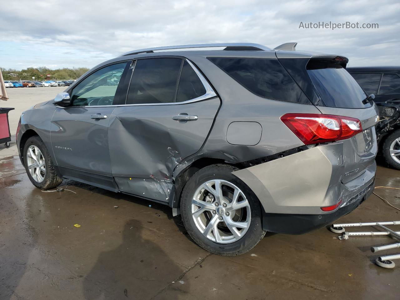 2018 Chevrolet Equinox Premier Серый vin: 3GNAXMEV9JL106941