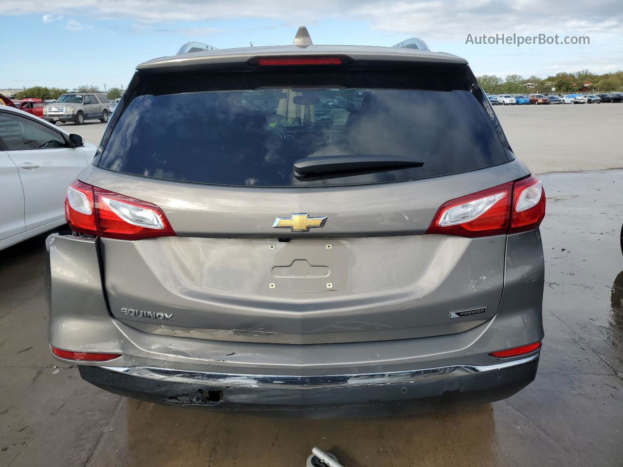 2018 Chevrolet Equinox Premier Серый vin: 3GNAXMEV9JL106941