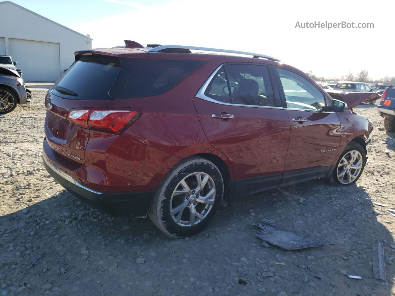 2019 Chevrolet Equinox Premier Burgundy vin: 3GNAXNEV0KS674475