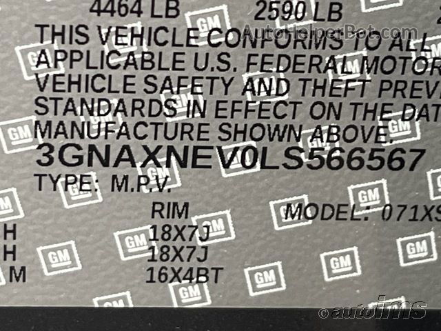 2020 Chevrolet Equinox Fwd Premier 1.5l Turbo Unknown vin: 3GNAXNEV0LS566567