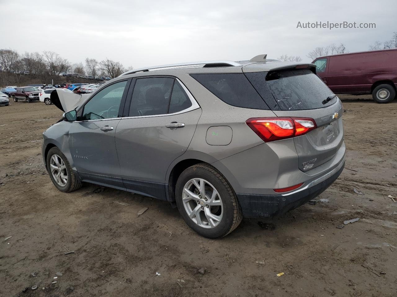 2019 Chevrolet Equinox Premier Gray vin: 3GNAXNEV4KS549897