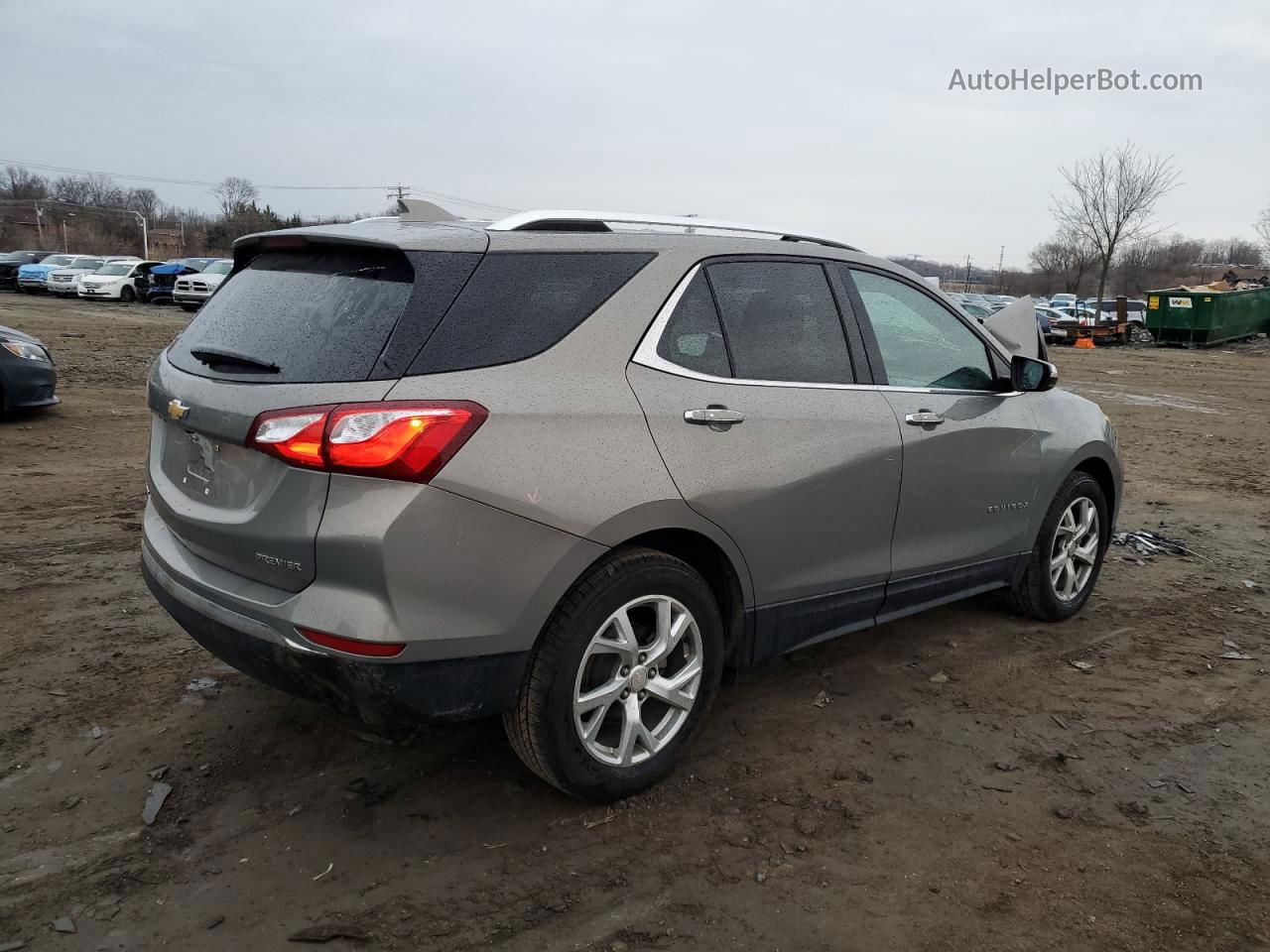 2019 Chevrolet Equinox Premier Gray vin: 3GNAXNEV4KS549897