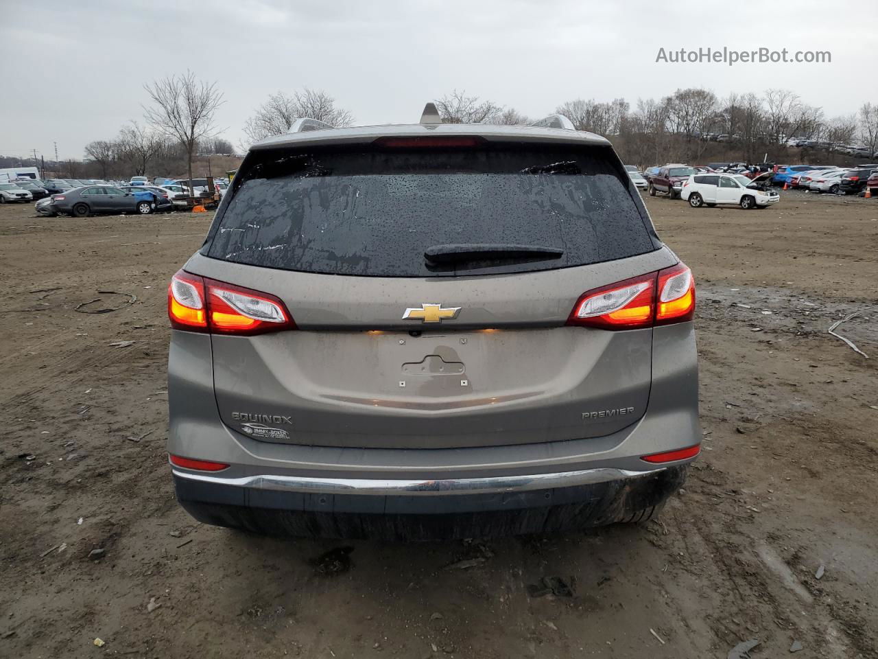 2019 Chevrolet Equinox Premier Gray vin: 3GNAXNEV4KS549897