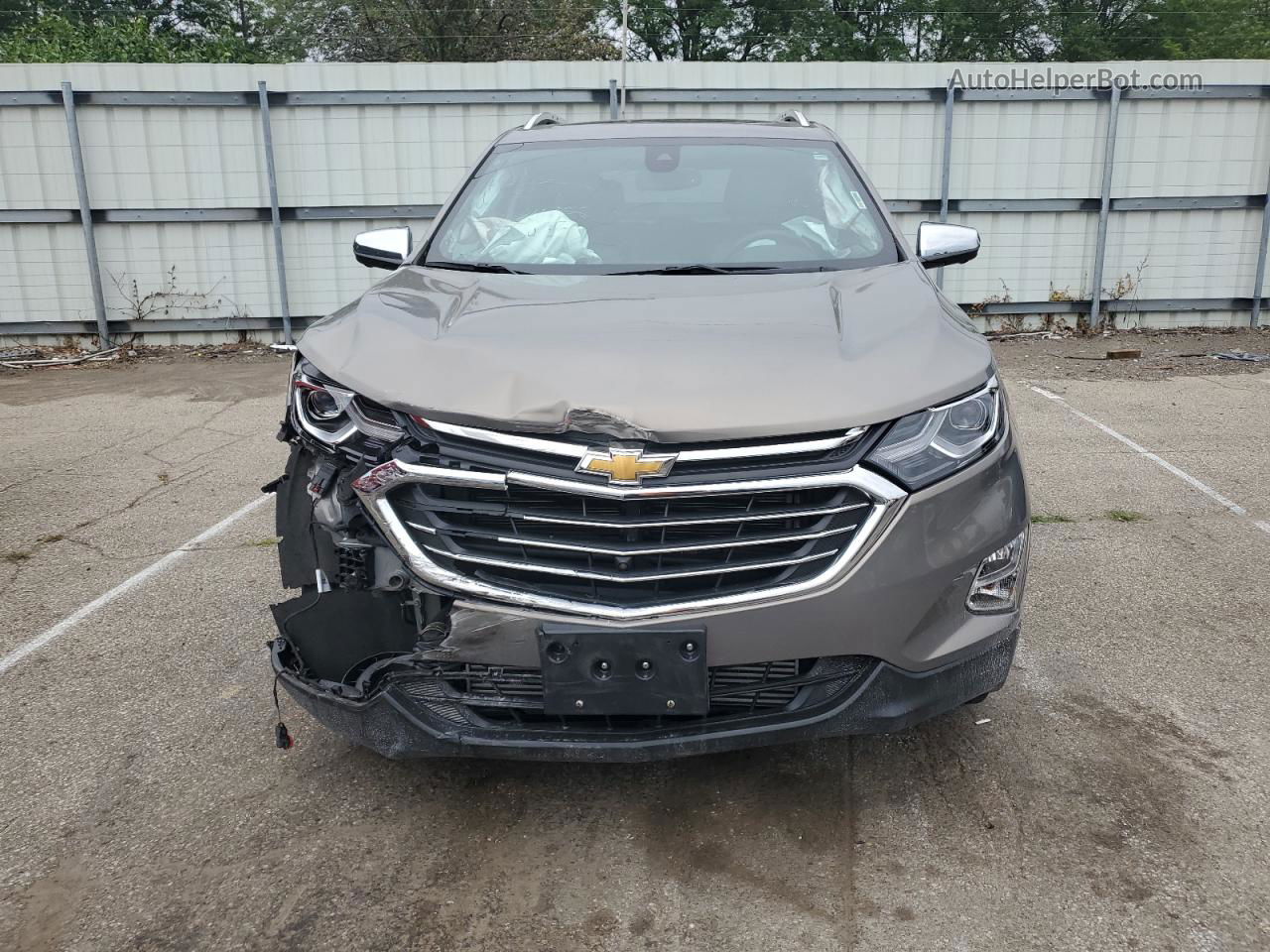 2019 Chevrolet Equinox Premier Желто-коричневый vin: 3GNAXNEV9KS515759