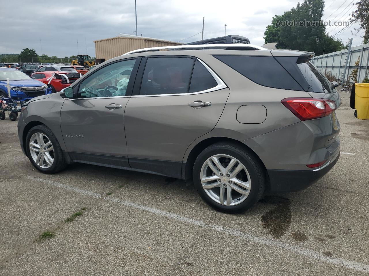 2019 Chevrolet Equinox Premier Желто-коричневый vin: 3GNAXNEV9KS515759