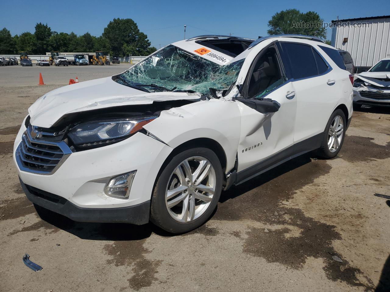 2018 Chevrolet Equinox Premier White vin: 3GNAXNEX8JL353293