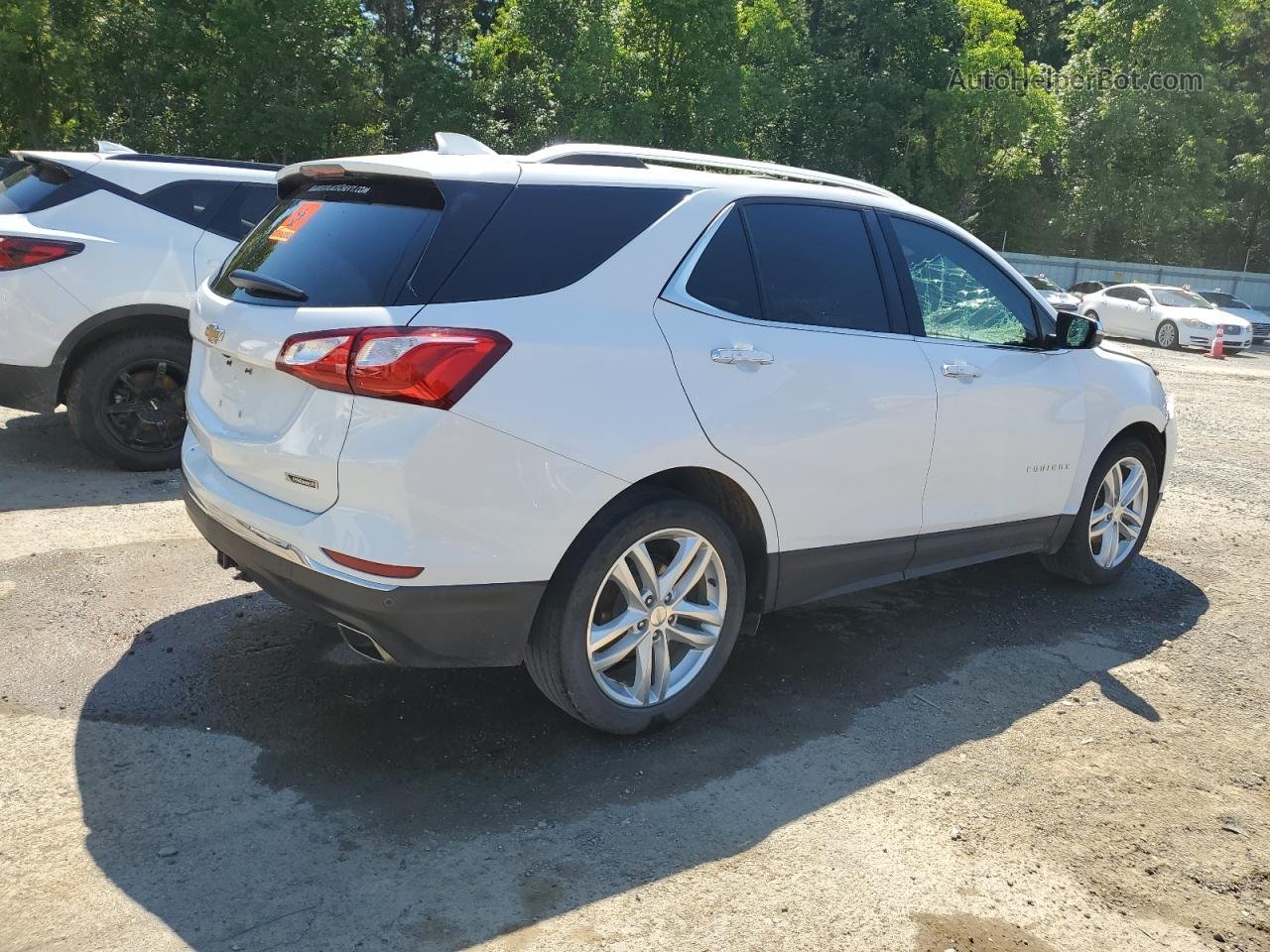 2018 Chevrolet Equinox Premier White vin: 3GNAXNEX8JL353293