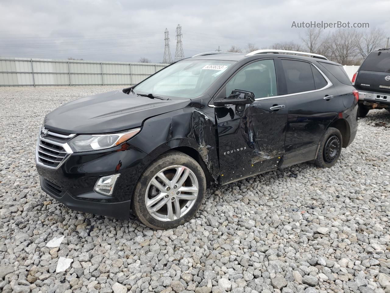 2019 Chevrolet Equinox Premier Черный vin: 3GNAXPEX0KL236157