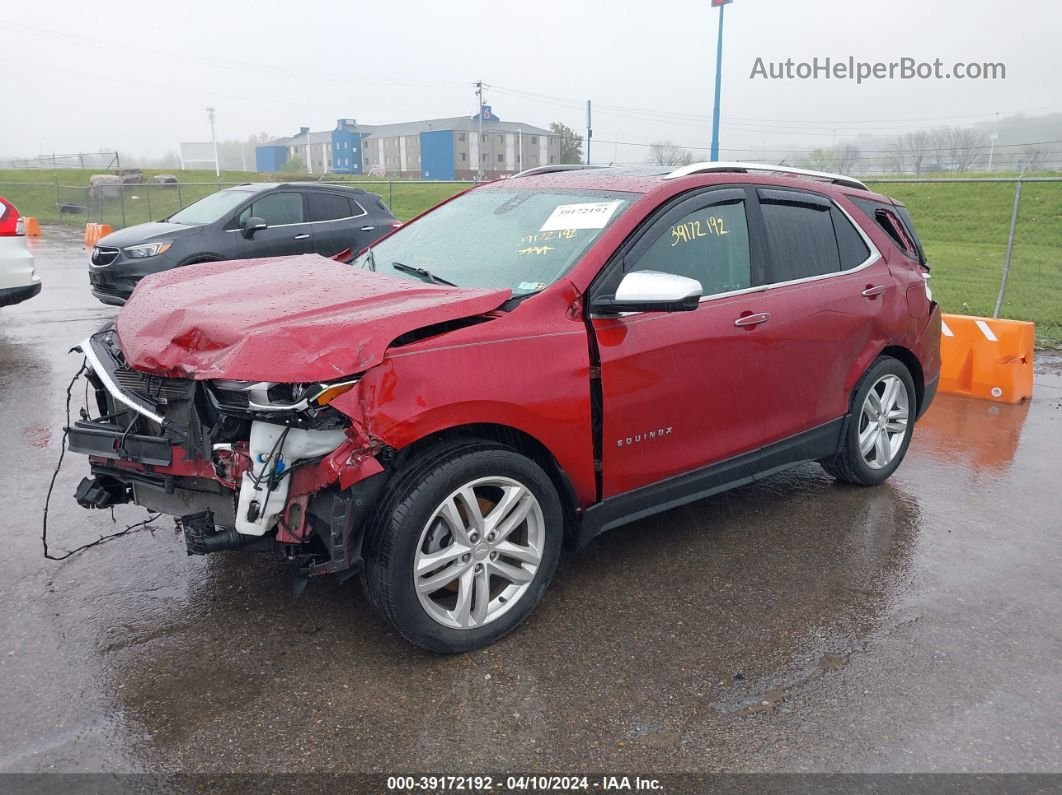 2020 Chevrolet Equinox Fwd Premier 2.0l Turbo Burgundy vin: 3GNAXPEX2LS510093