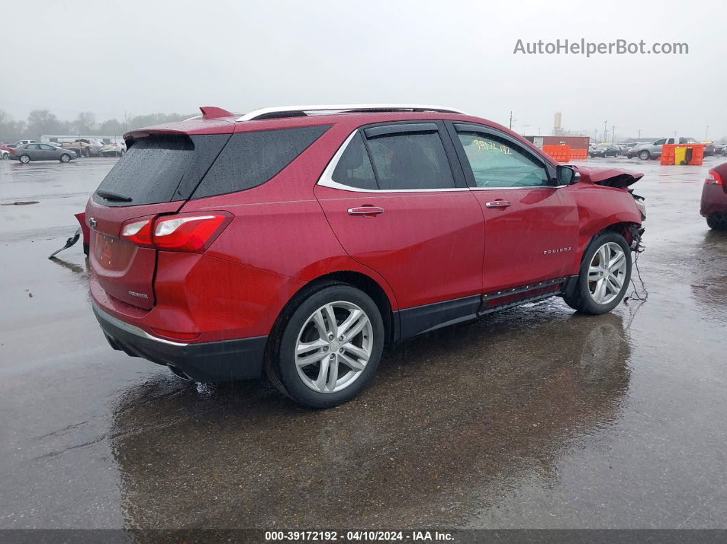 2020 Chevrolet Equinox Fwd Premier 2.0l Turbo Burgundy vin: 3GNAXPEX2LS510093