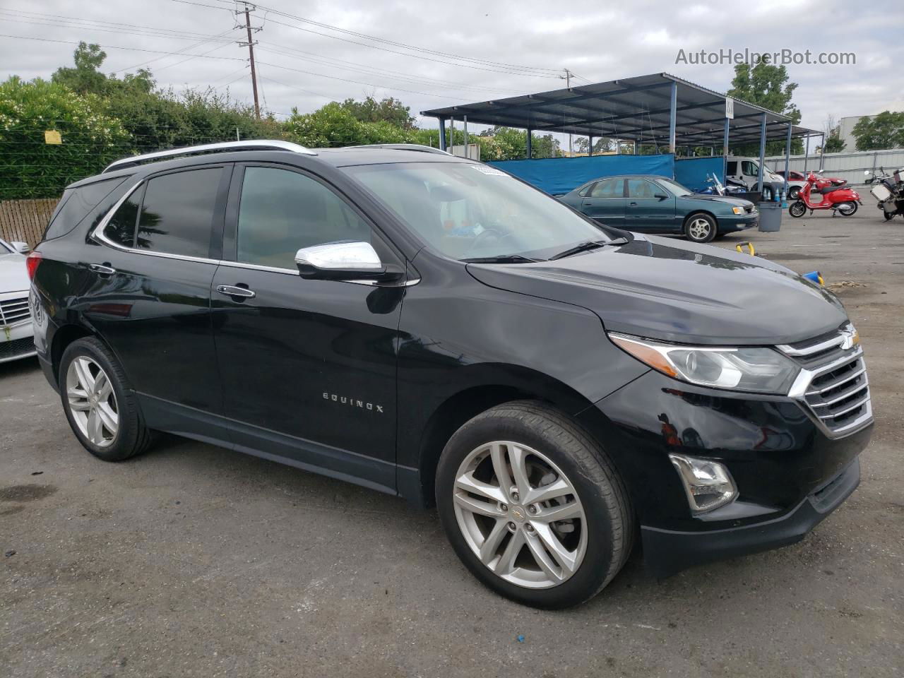 2019 Chevrolet Equinox Premier Black vin: 3GNAXPEX7KL126805