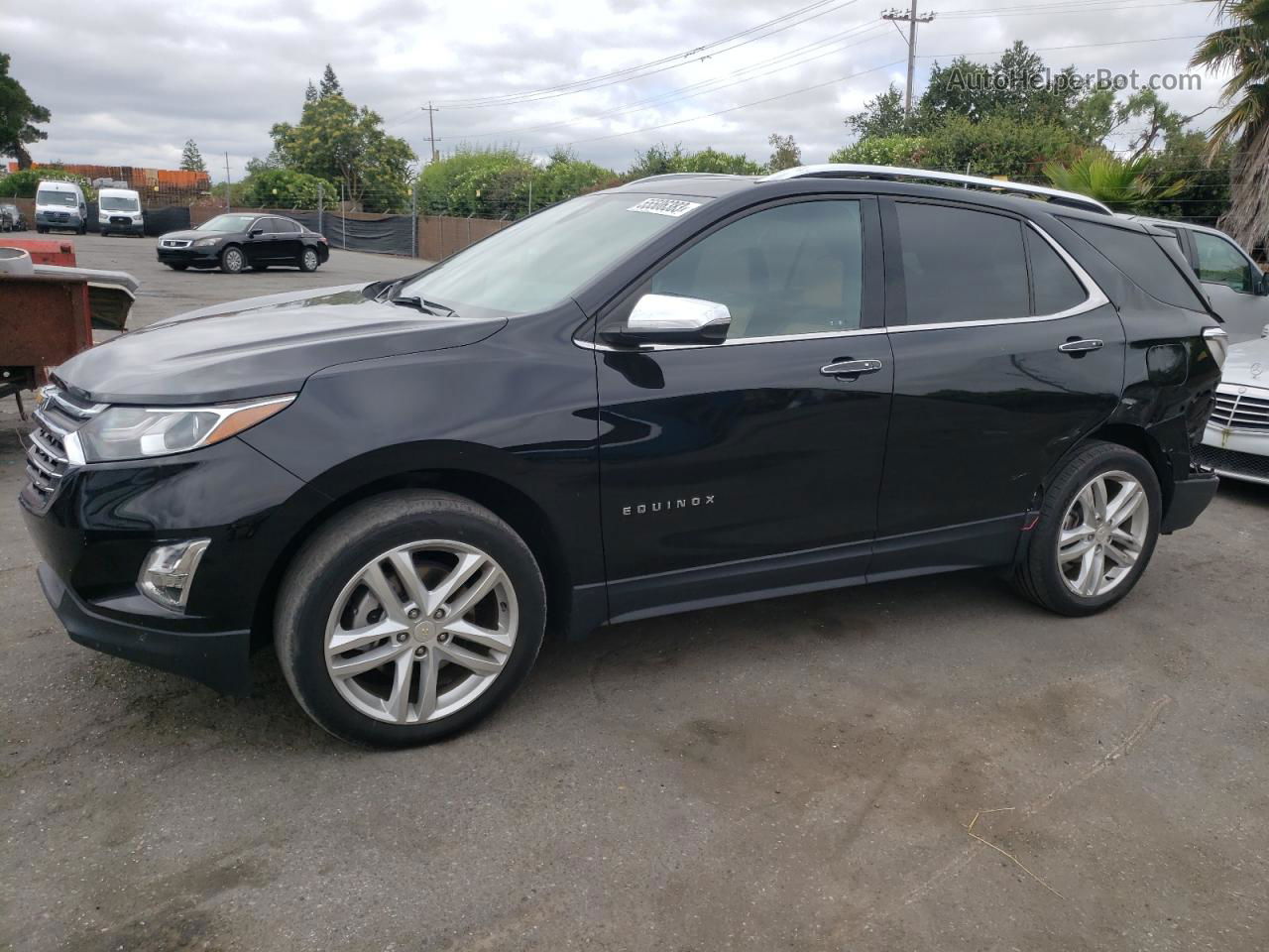 2019 Chevrolet Equinox Premier Black vin: 3GNAXPEX7KL126805