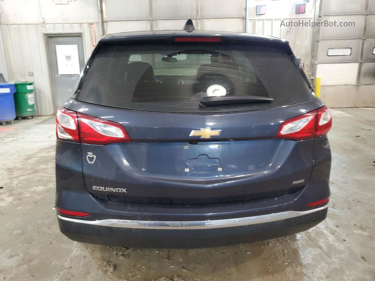 2018 Chevrolet Equinox Ls Синий vin: 3GNAXREV4JS590164