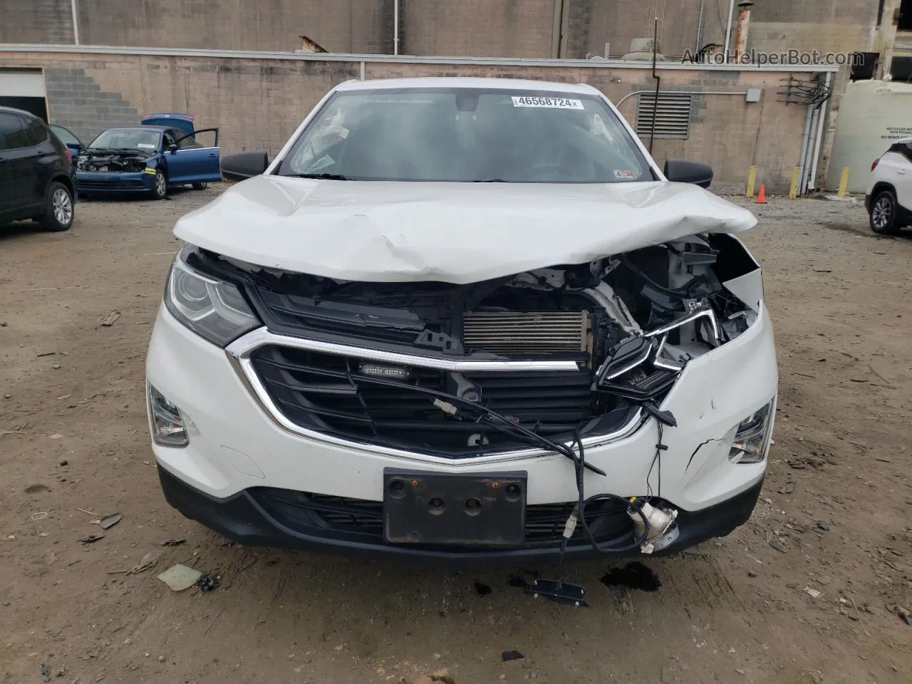 2018 Chevrolet Equinox Ls Белый vin: 3GNAXREV5JL110580