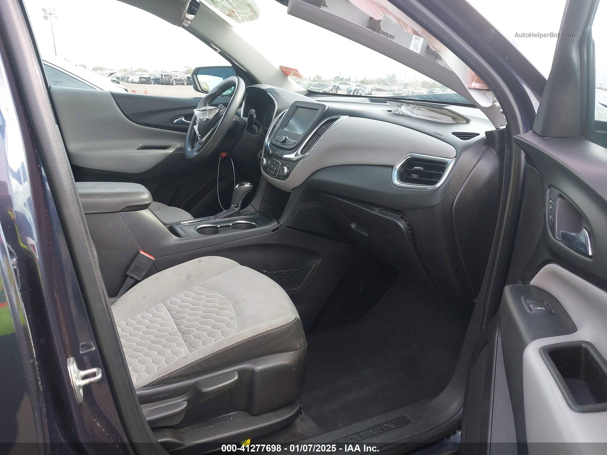 2018 Chevrolet Equinox Ls Dark Blue vin: 3GNAXREVXJS545164