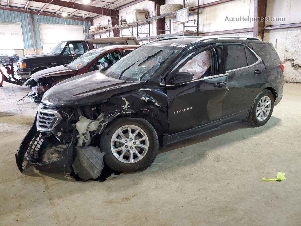 2018 Chevrolet Equinox Lt Black vin: 3GNAXSEV0JL393980