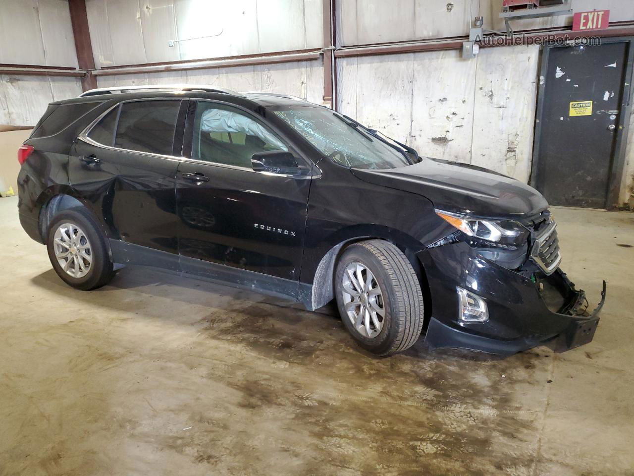 2018 Chevrolet Equinox Lt Black vin: 3GNAXSEV0JL393980