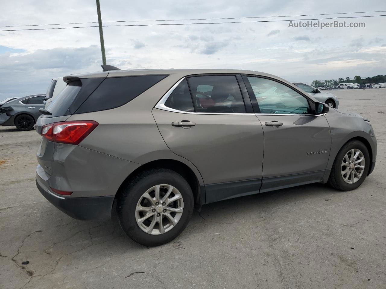 2018 Chevrolet Equinox Lt Gray vin: 3GNAXSEV0JS639674