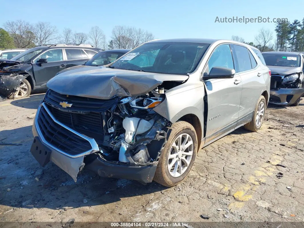 2018 Chevrolet Equinox Lt Серебряный vin: 3GNAXSEV0JS642011