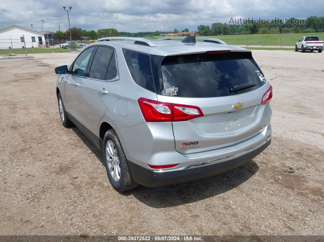 2018 Chevrolet Equinox Lt Silver vin: 3GNAXSEV0JS646477