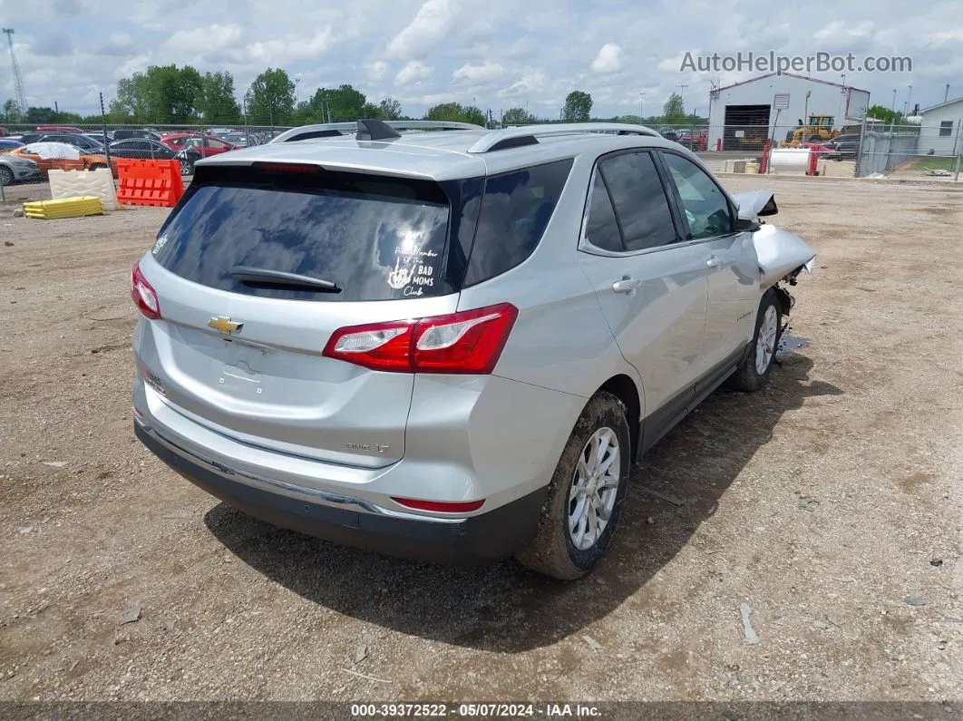 2018 Chevrolet Equinox Lt Silver vin: 3GNAXSEV0JS646477