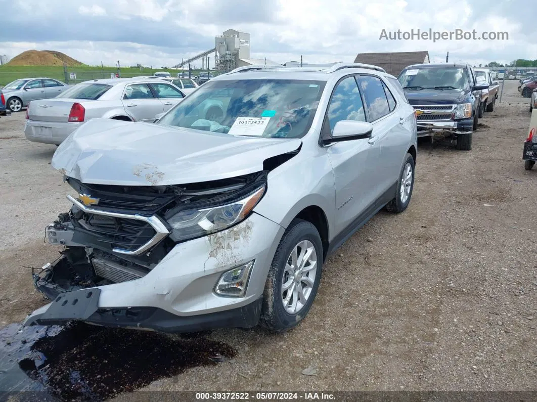 2018 Chevrolet Equinox Lt Silver vin: 3GNAXSEV0JS646477