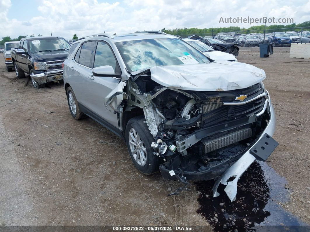 2018 Chevrolet Equinox Lt Silver vin: 3GNAXSEV0JS646477