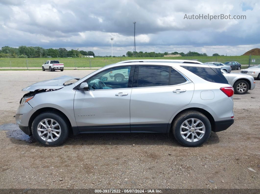 2018 Chevrolet Equinox Lt Silver vin: 3GNAXSEV0JS646477