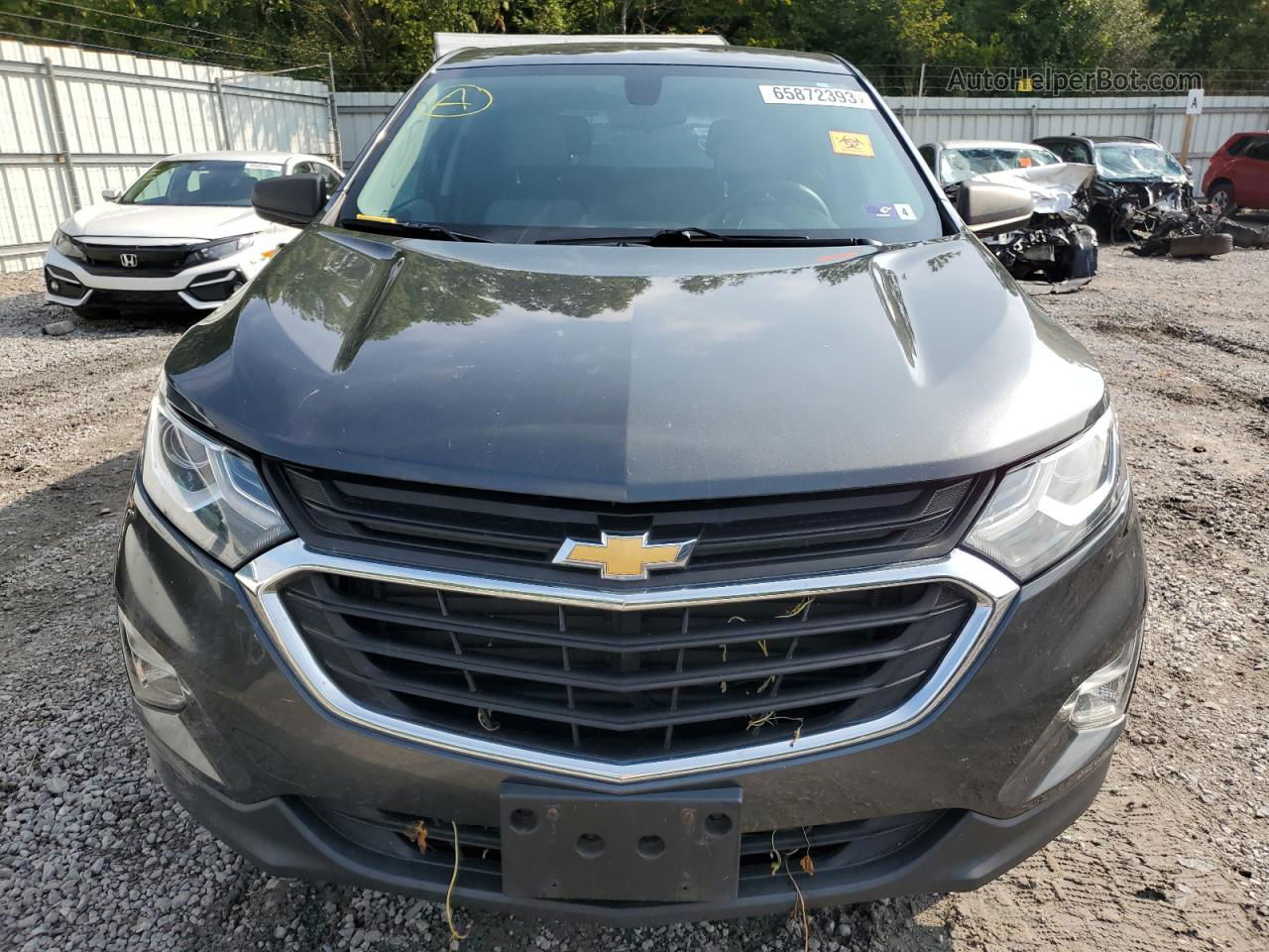 2019 Chevrolet Equinox Ls Charcoal vin: 3GNAXSEV0KL234605