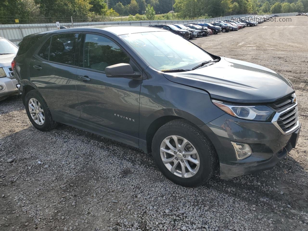 2019 Chevrolet Equinox Ls Charcoal vin: 3GNAXSEV0KL234605