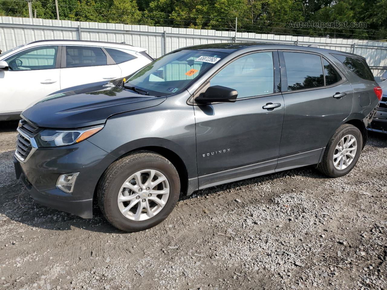 2019 Chevrolet Equinox Ls Charcoal vin: 3GNAXSEV0KL234605