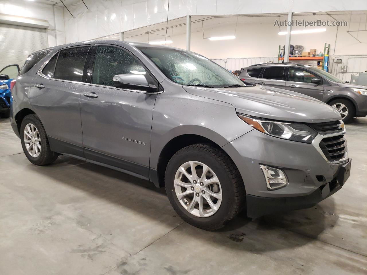 2018 Chevrolet Equinox Lt Серый vin: 3GNAXSEV1JL121163