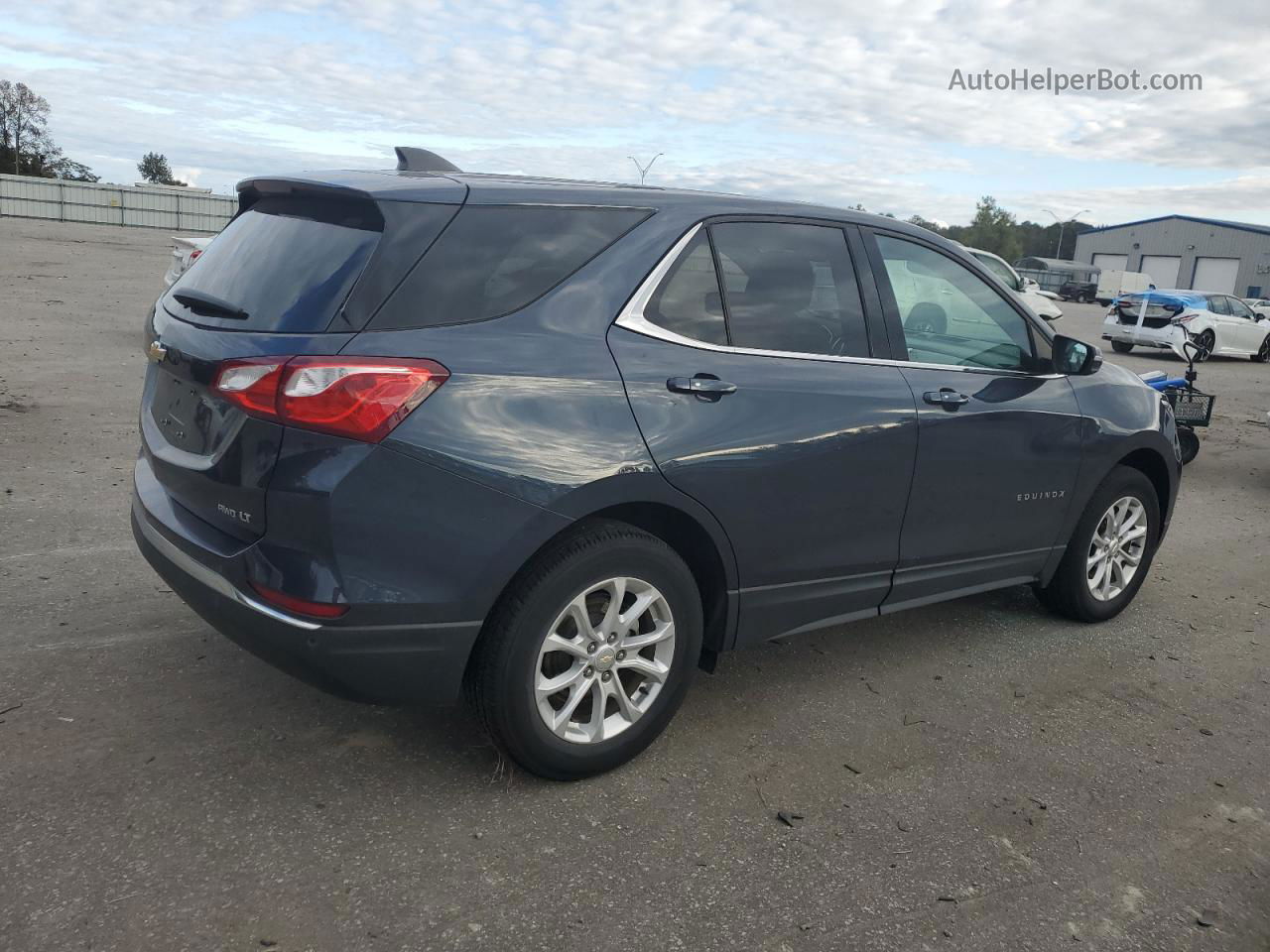 2018 Chevrolet Equinox Lt Blue vin: 3GNAXSEV1JL134608